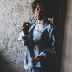 That's Mine Sweatshirt LS Finley Little Brother Light Blue Melange