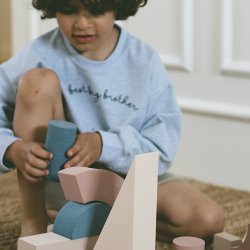 That's Mine Sweatshirt LS Finley Little Brother Light Blue Melange