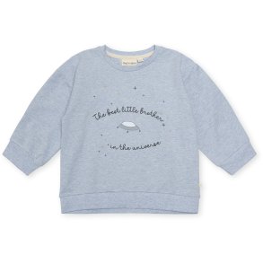 That's Mine Sweatshirt LS Finley Little Brother Light Blue Melange