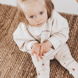 That's Mine Sweatshirt LS Finley Little Sister Light Brown Melange