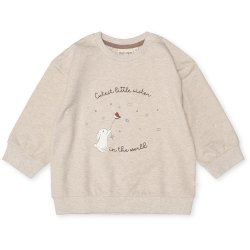 That's Mine Sweatshirt LS Finley Little Sister Light Brown Melange