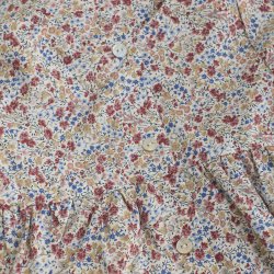 HUTTEliHUT Kjole SS Baby Liberty Fabric Sepia Rose