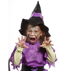 Grim'Tout Teatersminke 3 Farvestifter - Heks