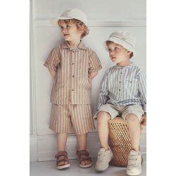 HUTTEliHUT Skjortebluse LS YD Stripe Quiet Harbor