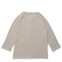 Hanevild Bluse LS Strik Viola Sand Creme Brulee