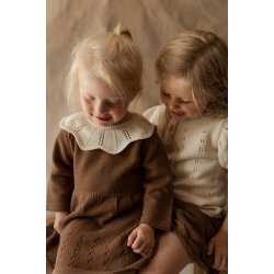 Hanevild Kjole Strik Johanne Brown