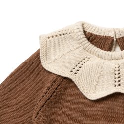 Hanevild Kjole Strik Johanne Brown