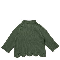 Hanevild Cardigan LS Strik Elna Bronze Green
