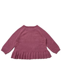Hanevild Bluse LS Strik Agnes Chrushed Berry