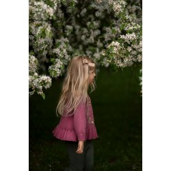 Hanevild Bluse LS Strik Agnes Chrushed Berry