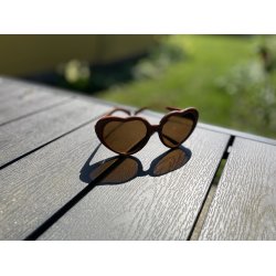 Lil' Atelier Solbriller Flores Mocha Mousse