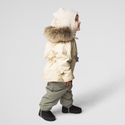 Mini A Ture Vinterjakke Wang Fur Angora Cream 