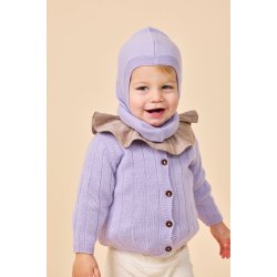 Copenhagen Colors Elefanthue Uld Strik Balaclava Lavender