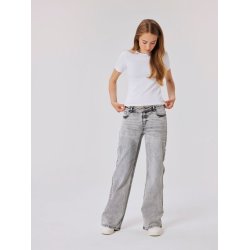 LMTD Jeans Tianna Low Waist Wide Light Grey Denim