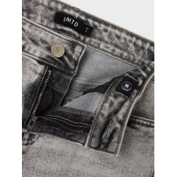 LMTD Jeans Tianna Low Waist Wide Light Grey Denim