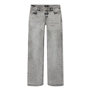 LMTD Jeans Tianna Low Waist Wide Light Grey Denim