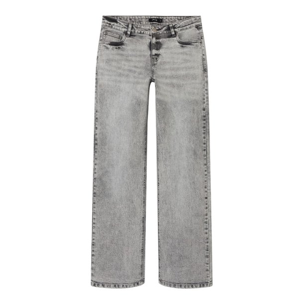 LMTD Jeans Tianna Low Waist Wide Light Grey Denim