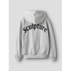 LMTD Sweatshirt Hoodie LS Ature Loose Light Grey Melange