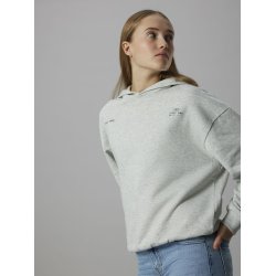 LMTD Sweatshirt Hoodie LS Ature Loose Light Grey Melange