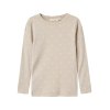 Lil' Atelier Bluse Mini LS Gago Slim Gray Morn
