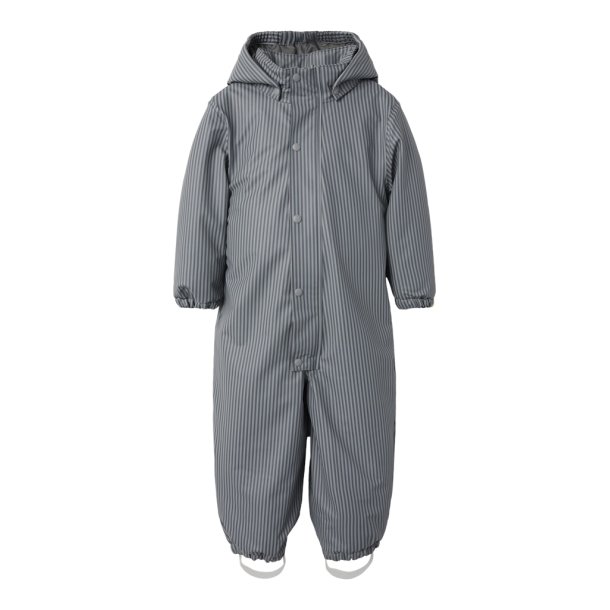 Lil' Atelier Gummi Flyverdragt Mini Ladry10 Snowsuit Ultinate Grey