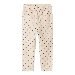 Lil' Atelier Bukser Mini Lilia Loose Silver Peony