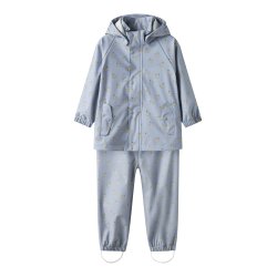 Lil' Atelier Regns�t Mini Ladry10 Rain Set AOP Zen Blue