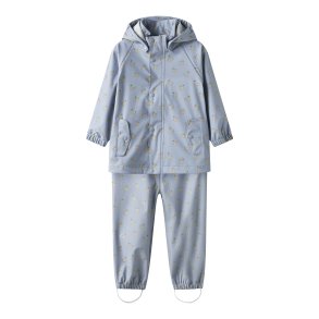 Lil' Atelier Regns�t Mini Ladry10 Rain Set AOP Zen Blue
