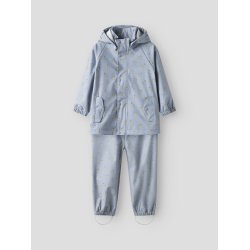 Lil' Atelier Regns�t Mini Ladry10 Rain Set AOP Zen Blue