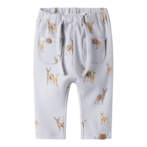 Lil' Atelier Sweatpants Baby Layo Loose Gray Dawn