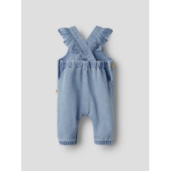 Lil' Atelier Sm�kbukser Baby Lulia Loose Overall Medium Blue Denim