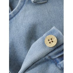 Lil' Atelier Sm�kbukser Baby Lulia Loose Overall Medium Blue Denim