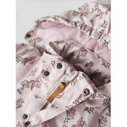 Lil' Atelier Gummi Flyverdragt Mini Ladry10 Snowsuit Pad AOP Hushed Violet