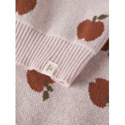 Lil' Atelier Strik Bluse Mini LS Lulio Hushed Violet