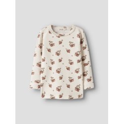 Lil' Atelier Bluse Mini LS Gayo Sig Slim Turtledove