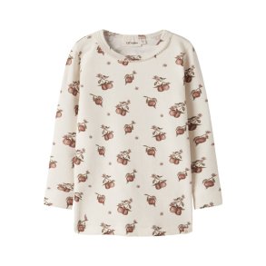Lil' Atelier Bluse Mini LS Gayo Sig Slim Turtledove