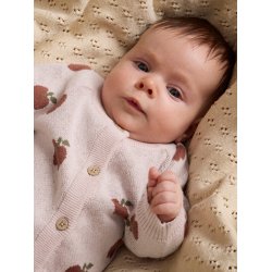 Lil' Atelier Cardigan Baby LS Strik Lulio Hushed Violet