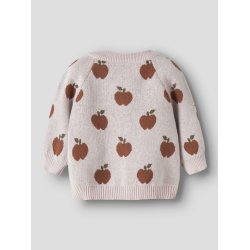 Lil' Atelier Cardigan Baby LS Strik Lulio Hushed Violet