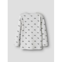 Lil' Atelier Bluse Mini LS Lavo Eno Slim Glacier Gray