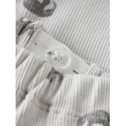 Lil' Atelier Bukser Baby Lavo Emi Loose Glacier Gray