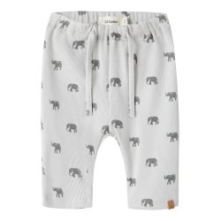 Lil' Atelier Bukser Baby Lavo Emi Loose Glacier Gray