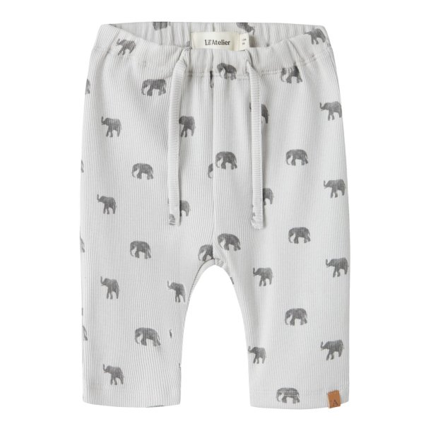 Lil' Atelier Bukser Baby Lavo Emi Loose Glacier Gray