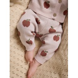 Lil' Atelier Strik Bukser Baby Lulio Hushed Violet