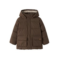 Lil' Atelier Jakke Mini Lamedow03 Puffer Dark Earth