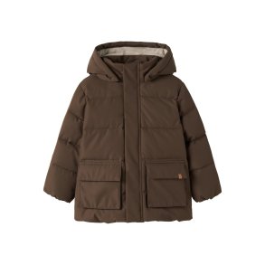 Lil' Atelier Jakke Mini Lamedow03 Puffer Dark Earth