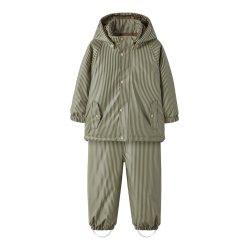 Lil' Atelier Regns�t Mini Ladry10 Rain Set AOP Twill