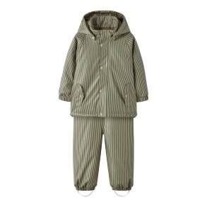 Lil' Atelier Regns�t Mini Ladry10 Rain Set AOP Twill