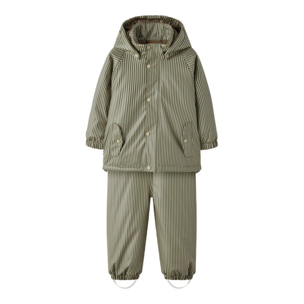 Lil' Atelier Regns�t Mini Ladry10 Rain Set AOP Twill