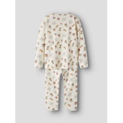 Lil' Atelier Natt�j Mini Pyjamas LS Layo Git Turtledove