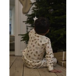 Lil' Atelier Natt�j Mini Pyjamas LS Layo Git Turtledove